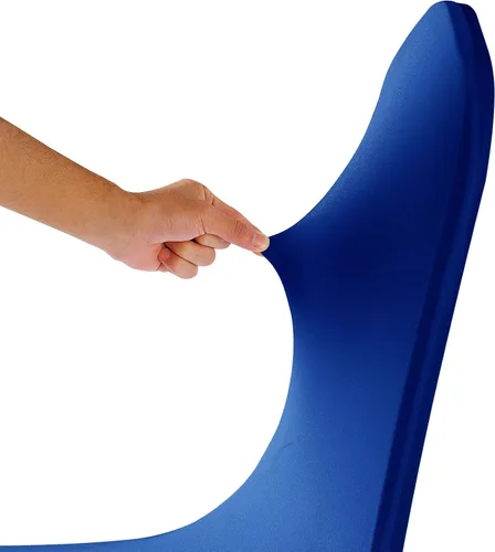 Vista 84 de Funda de elastano para silla, 12 unidades, fundas para silla, fundas para sillas de sala de estar, funda extraíble lavable y elástica para silla