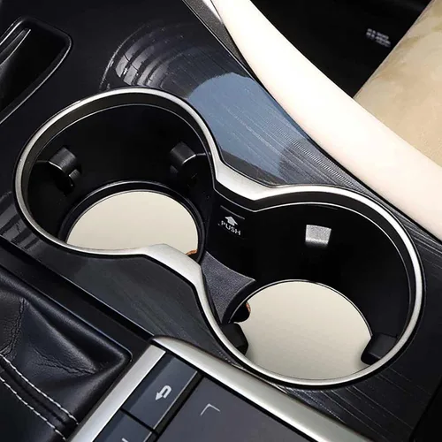 Vista 4 de 2 posavasos personalizados para automóvil, soporte para tazas de automóvil, añade tu foto personalizada, texto, accesorios para vehículos