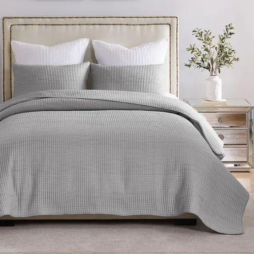 Vista 11 de Greenland Home - Juego de ropa de cama texturizada, 2 piezas, tamaño individual/XL, cosmo cambray