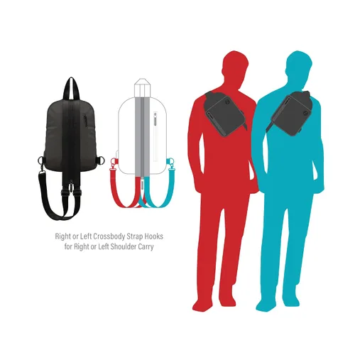 Vista 5 de Let's Game Anywhere "DoubleJumper" Hybrid Sling BagBackpack