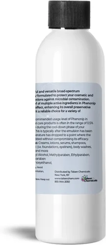 Vista 2 de Phenonip (4 onzas / 4.0 fl oz), conservante natural Phenonip para loción, crema, loción conservadora orgánica Phenonip y exfoliante por Talsen