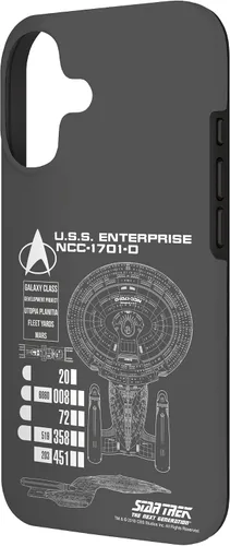 Vista 2 de Star Trek: The Next Generation U.S.S. Enterprise NCC-1701-0 Case for iPhone 17