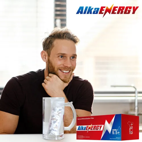 Vista 7 de AlkaEnergy - Bolsas de filtro de agua alcalinas, paquete de 3 – Eleva el pH del agua hasta 9.5, añade minerales esenciales para hidratación