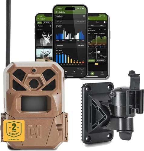 Vista 9 de Moultrie Edge 2 Cellular Trail Camera - Auto Connect Nationwide 4G LTE - On Demand 36MP Photo - 1080P Video with HD Audio - 100 Ft Detection Range