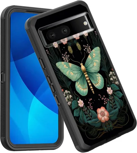 Vista 22 de Funda para Pixel 7a, a prueba de golpes, 3 capas, protección de cuerpo completo, resistente, de alto impacto, para Google Pixel 7a de 6.1 pulgadas