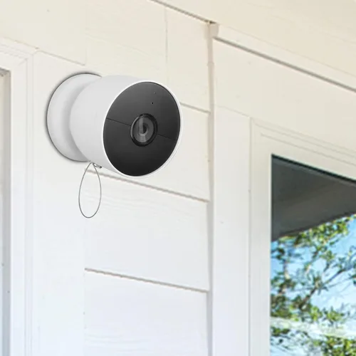 Vista 6 de HOLACA Cadena de seguridad anticaídas y anticaídas para batería Google Nest Cam - Seguridad adicional para tu cámara de batería Google Nest Cam