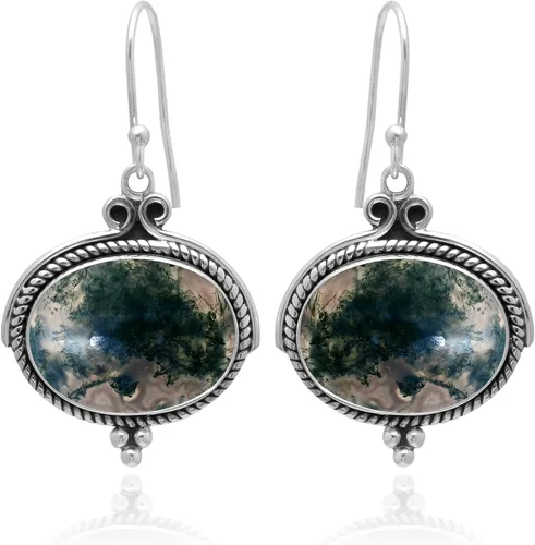 Vista 29 de Veracity Jewelry - Aretes de plata de ley con piedras preciosas para mujeres y niñas, regalo para su cumpleaños, aniversario, esposa, mamá, novia