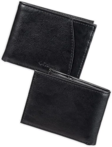 Vista 2 de Columbia Cartera de piel para hombre con capacidad extra