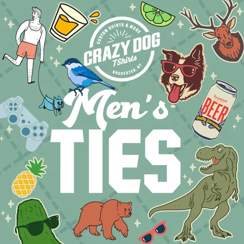 Vista 5 de Crazy Dog T-Shirts Corbata divertida para hombres My Favorite People Call Me Papa Regalo novedoso para papá, Día del Padre, cumpleaños, diversión