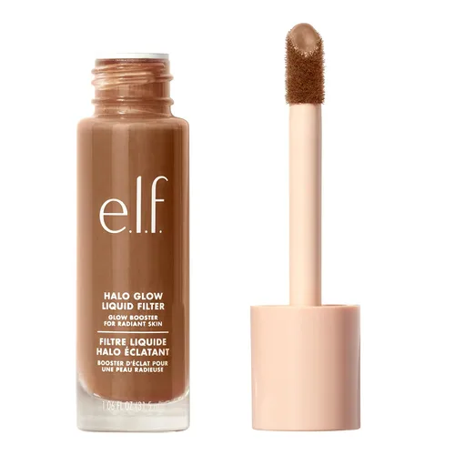 Vista 18 de e.l.f. Filtro líquido Halo Glow, potenciador de tez para un aspecto brillante y suave de enfoque, infundido con ácido hialurónico, vegano y libre