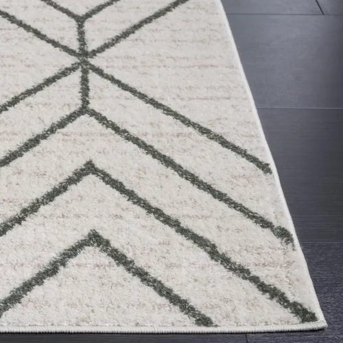 Vista 42 de SAFAVIEH Adirondack Collection - Alfombra decorativa, 2 x 3 pies, color negro y marfil, diseño geométrico moderno, no desprende pelusa y de fácil