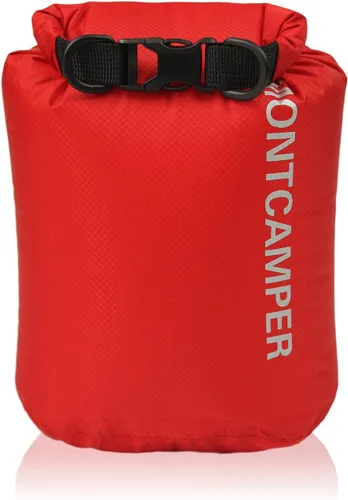 Vista 24 de Bolsa seca impermeable de 30D nailon - Adecuada para senderismo, kayak y rafting - Bolsa de almacenamiento impermeable portátil con cierre de rollo