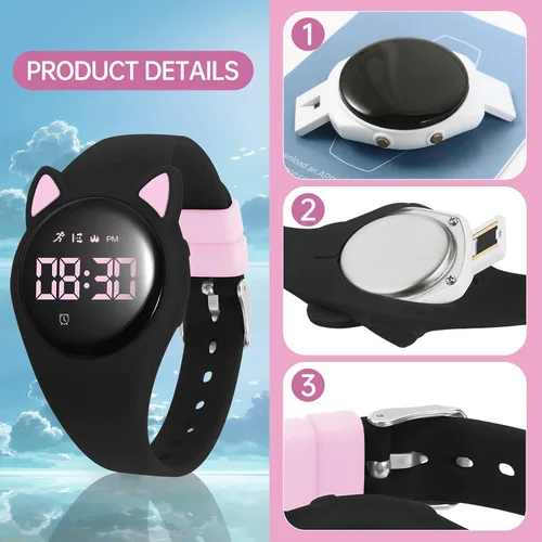 Vista 5 de Kids Watch, Digital Watch, Sport Watch with Alarm Clock, Stopwatch, Waterproof Fitness Tracker with No App for Ages 5-12 Children
