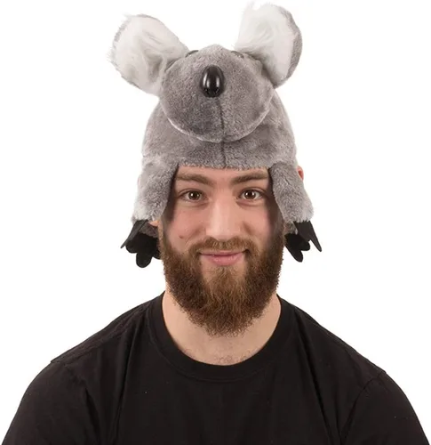 Vista 2 de Tigerdoe Sombrero de koala - Sombreros de animales - Disfraz de oso koala - Disfraces de animales de zoológico - Fiesta de la selva