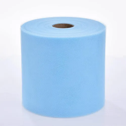 Vista 3 de Rollo de tela de tul, 6 pulgadas por 200 yardas (600 pies), carrete de tela de organza de tul para bricolaje, falda tutú, decoración de baby shower