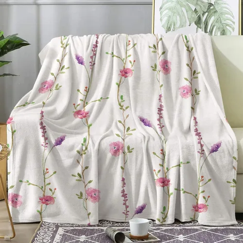 Vista 18 de Highland Cow - Manta de vellón para sofá o cama, lindas mantas y mantas con dibujos animados, súper suave y acogedora manta de franela de felpa