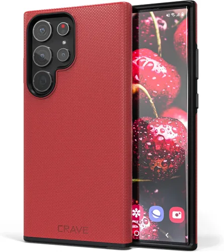 Vista 21 de Crave Dual Guard para Samsung Galaxy S22 Ultra, Verde bosque, Funda para teléfono celular, Protección a prueba de golpes, Doble capa, TPU/PC