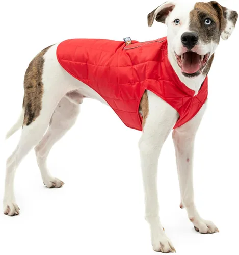 Vista 23 de Kurgo Loft Chaqueta para Perro - Abrigo Acogedor Reversible para Aventuras al Aire Libre - Resistente al Agua - Ajuste Atlético - Tela Lavable a