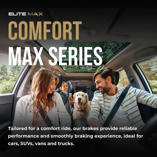Vista 3 de Max Advanced Brakes Kit de freno trasero para Toyota Camry Serie ComfortMax