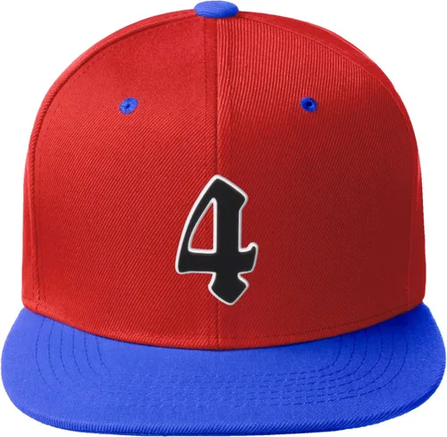 Vista 1469 de Daxton Gorra clásica con visera de billete plano con letras del alfabeto inglés antiguo de la A a la Z