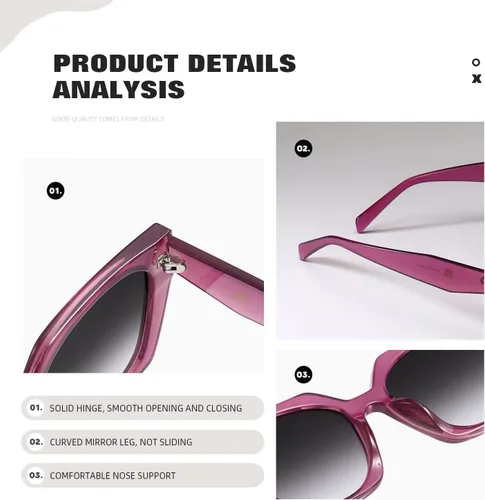 Vista 13 de Gafas de sol retro para mujer y hombre, cuadradas, modernas, modernas, modernas, con protección UV, parasol