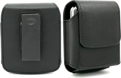Vista 11 de BECPLT Funda de cinturón de cuero para iPhone 16 Pro/15/14/13/12/11 Pro y Galaxy S25/S24/S23/S22/S21/S20 - Estuche duro delgado con clip/asas