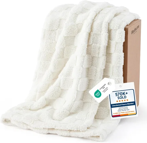 Vista 27 de Bedsure GentleSoft - Manta verde salvia para sofá, manta de forro polar a cuadros, regalos de Navidad para mujeres, hombres y niñas, bonita manta