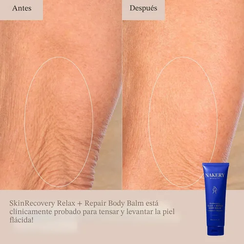 Vista 6 de Nakery Beauty SkinRecovery Relax + Repair - Bálsamo corporal, loción para dormir de melatonina de magnesio con retinol + SepiLift, crema reafirmante