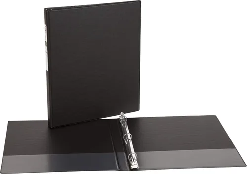 Vista 6 de Carpeta económica Avery con anillo redondo, Negro