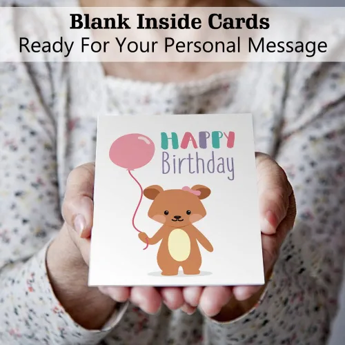 Vista 6 de feela Tarjetas de cumpleaños a granel, paquete de 40 diseños de 40 diseños, caja surtida de tarjetas de feliz cumpleaños con 40 sobres en blanco, 48