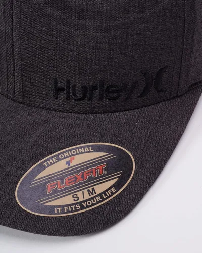 Vista 3 de Hurley Men's One & Only Corp Flexfit Perma Curve Bill Baseball Hat