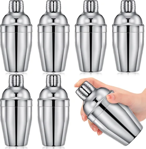 Vista 10 de Nitial Coctelera profesional de acero inoxidable, 6 unidades, mezclador de bebidas Martini, colador integrado para barman sin fugas, mezclador