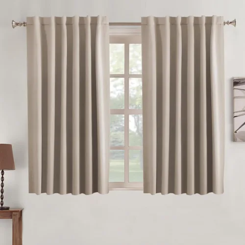 Vista 26 de Turquoize Cortinas Opacas con Aislamiento Térmico Paneles de Tratamiento de Ventanas con Bolsillo para Barra Paneles de Ventana para Ventanas