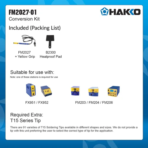 Vista 2 de Hakko FM2027-01 Soldador