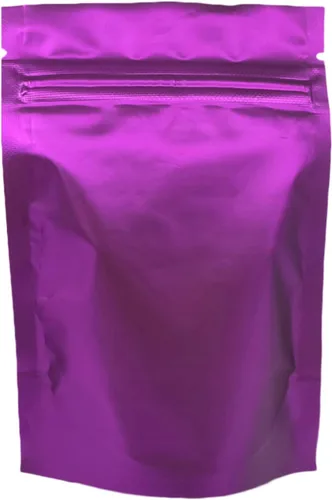 Vista 31 de 100 Bolsas de color mate de doble cara que se sostienen en posición vertical
