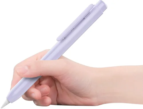 Vista 19 de Estuche con Soporte MoKo para Lápiz Apple 1ª Generación, Funda Protectora Retráctil para Lápiz iPad con Clip Resistente, Rosa Funda protectora