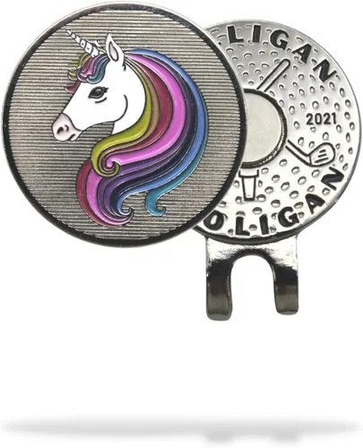 Vista 32 de MULLIGAN HOOLIGAN® Marcador de pelota de golf + clip magnético para sombrero Esmalte de alta calidad Regalo divertido para los amantes del golf