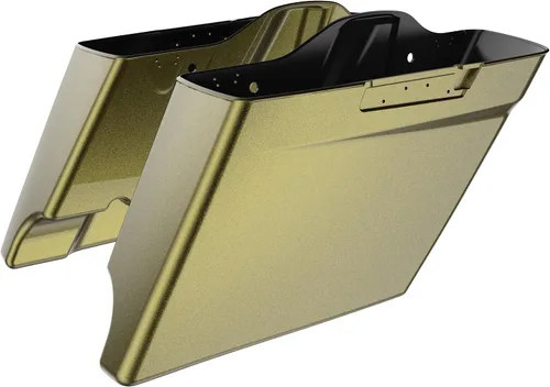 Vista 63 de Alforjas extendidas para Harley Touring Street Glide, Electra Glide, Road Glide 2014-2023 (whisky ámbar)