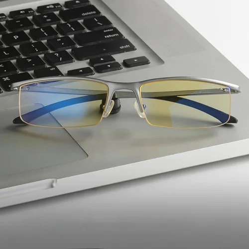 Vista 8 de Gunnar Emissary - Gafas para juegos y computadora, ónix, tinte ámbar ónice marco
