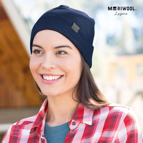 Vista 5 de MERIWOOL - Gorro unisex de lana de merino, en varios