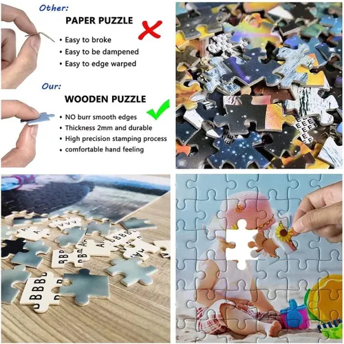 Vista 4 de Rompecabezas de 500 piezas para adultos y niños, versículo de la Biblia, Love The Lord Your God with All Your Heart Puzzle Challenging Educativo Fun