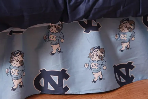 Vista 37 de College Covers Everything Comfy Nebraska Cornhuskers - Falda de cama con volantes, tamaño individual