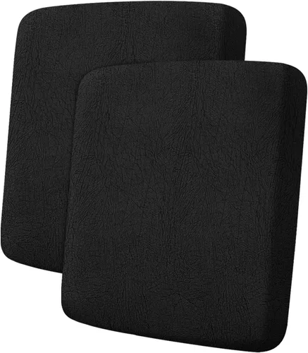 Vista 106 de ANARACHON Fundas de cojín de sofá con aspecto de cuero, juego de fundas de asiento de sofá, protector de muebles para sillón seccional, sofá biplaza