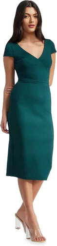 Vista 2 de Dress the Population Vestido midi ajustado Jaleah para mujer