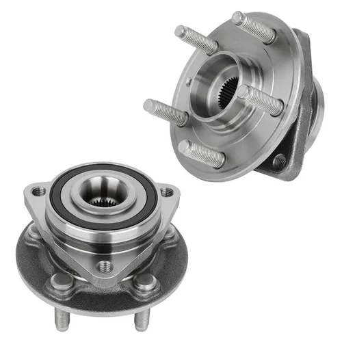 Vista 36 de Detroit Axle - Cojinete de rueda delantera y cojinete de rueda trasera para Honda Civic 1992-2000, Civic Del Sol 1993-1997, 4 lengüetas no ABS 1992