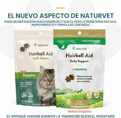 Vista 2 de NaturVet Suplemento de vitamina y ayuda digestiva para el cabello, 50