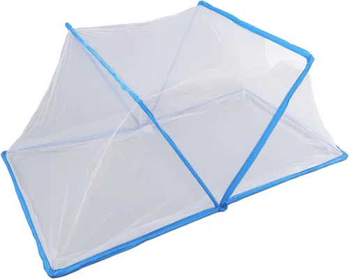 Vista 5 de Tienda de campaña portátil, plegable, fácil de almacenar, para niños, para viajes (azul)