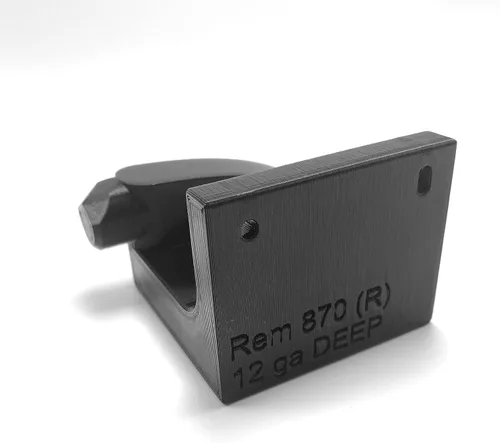 Vista 3 de Spartan Mounts for Remington 870 Sistema de organización de almacenamiento de exhibición de escopeta de pared Diseño único de perfil bajo