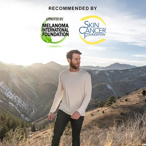 Vista 4 de Denali Performance Teaser playera manga larga con mega protección solar UV UPF 50+ para hombre
