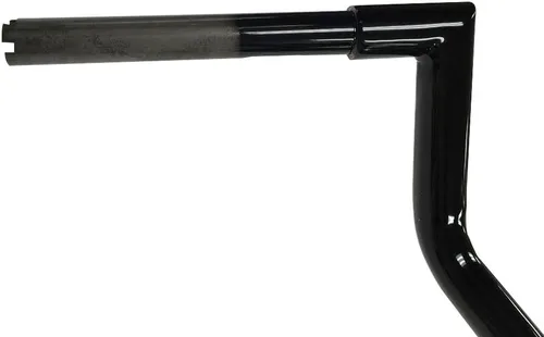 Vista 4 de Dominator Industries Manillar Bagger Ape de corte ingletador de 1 1/4 pulgadas, elevación de 10 pulgadas, negro brillante, compatible con Electra